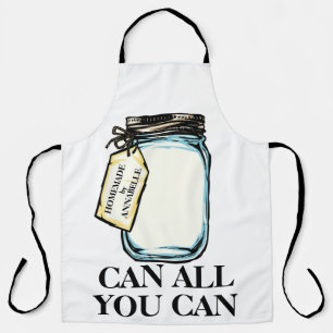 Canning Jar personalisiert lange Schürze