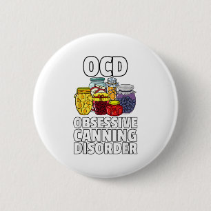 Canning Season Gift Jar Pickling Gardener _1 Button