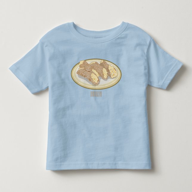 Cannoli-Cartoon-Abbildung Kleinkind T-shirt (Vorderseite)