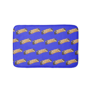 Cannoli (Hellblauer Hintergrund) Badematte