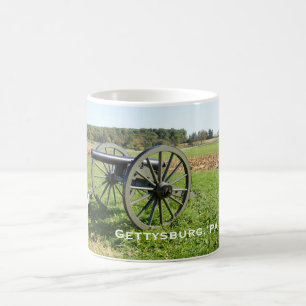 Cannon auf dem Schlachtfeld von Gettysburg Kaffeetasse