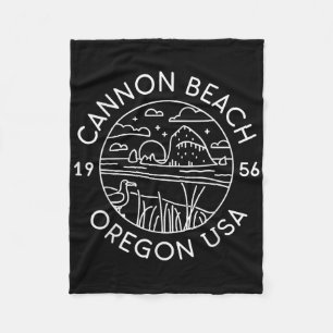 Cannon Beach 1956 Oregon Clatsop Fleecedecke