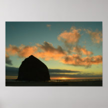 Cannon Beach Haystack Rock Foto Print