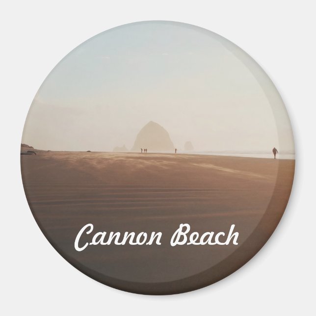 Cannon Beach in Golden Hour Magnet (Vorne)