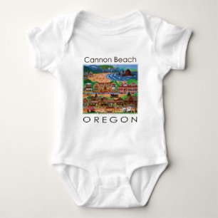 Cannon Beach ~ Oregon Baby Strampler
