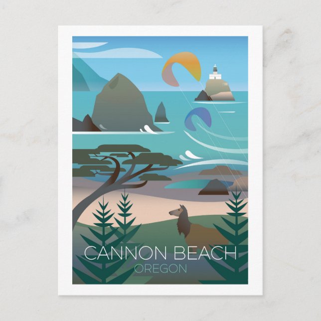 Cannon Beach, Oregon Carte postale (Devant)
