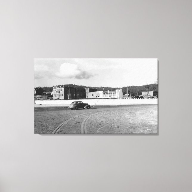 Cannon Beach, Oregon Ecola Inn View Foto Leinwanddruck (Vorderseite)