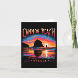 Cannon Beach Oregon Reisen Sommerurlaub Familie Karte