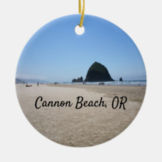 Cannon Beach Oregon Schmuckstück Haystack Rock Keramik Ornament