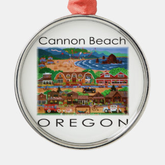 Cannon Beach ~ Oregon Silbernes Ornament
