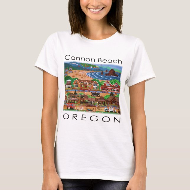 Cannon Beach ~ Oregon T-Shirt (Vorderseite)