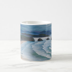 Cannon Beach Seascape Malerei Kaffeetasse
