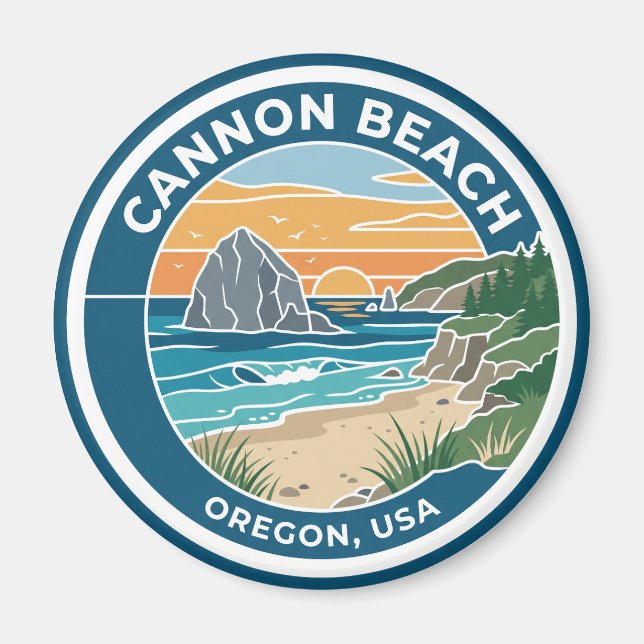 Cannon Beach USA Magnet (Vorne)