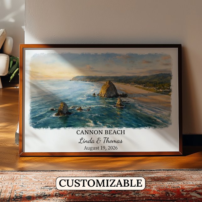 Cannon Beach Wall Art, Oregon Poster, Oregon Coast Poster (Von Creator hochgeladen)