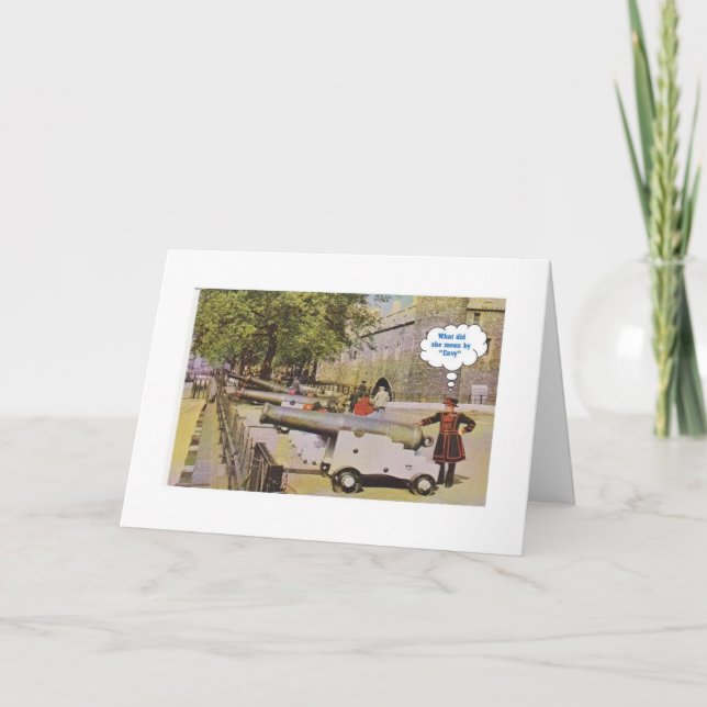 Cannon Birthday Card - Ihm Karte (Vorderseite)