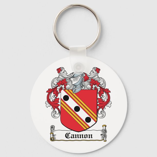 Cannon Familienwappen Schlüsselanhänger (Vorderseite)
