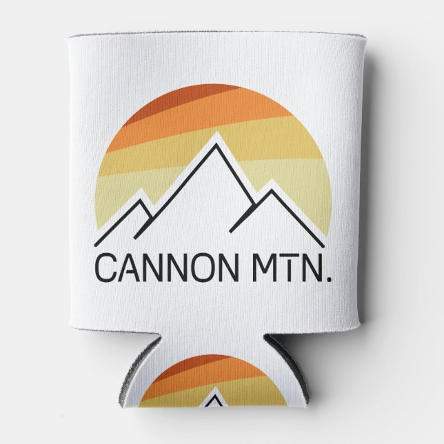 Cannon Mountain New Hampshire Retro Dosenkühler (Vorderseite)