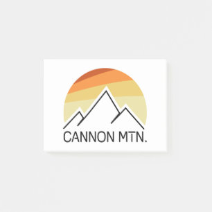 Cannon Mountain New Hampshire Retro Post-it Klebezettel