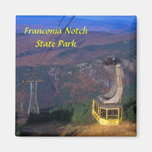 Cannon Mountain Tram Franconia Notch Staat Park Magnet (Vorne)