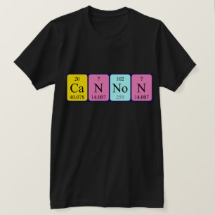 Cannon Periodenname Shirt