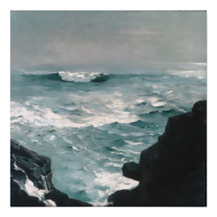 Cannon Rock (1895) Öl auf Leinwand Poster