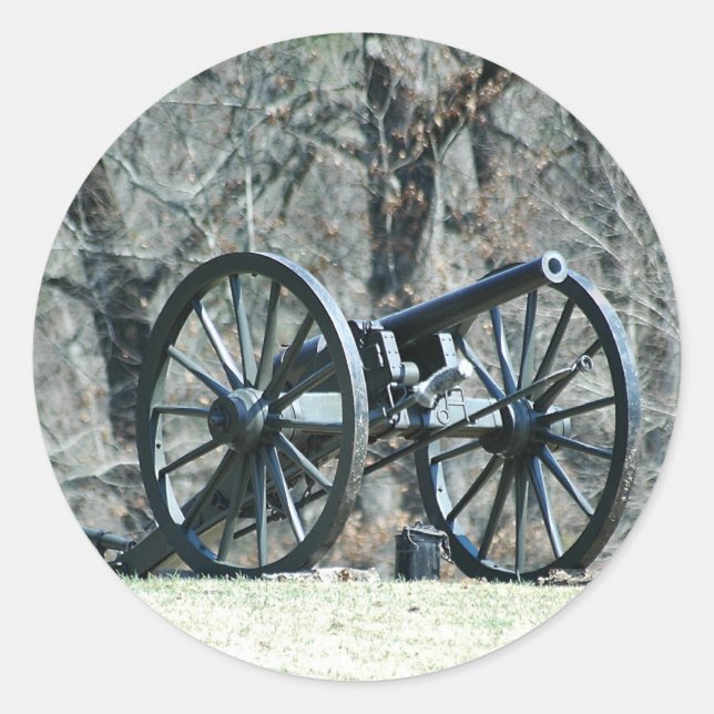Cannon Runder Aufkleber (Vorderseite)