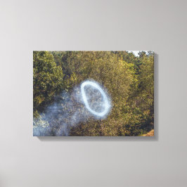 Cannon Smoke Ring Leinwanddruck