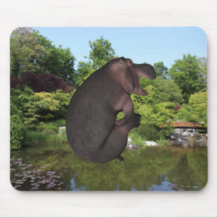 Cannonball Hippo Mousepad