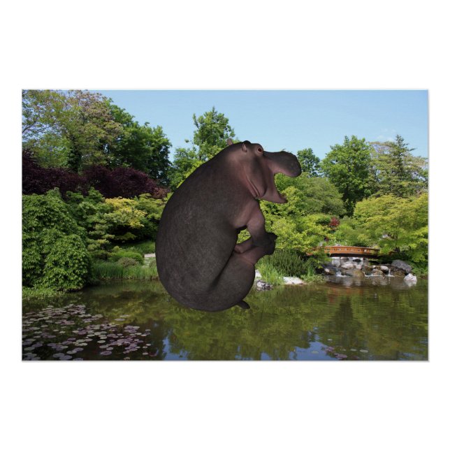 Cannonball Hippo Poster (Vorderseite)