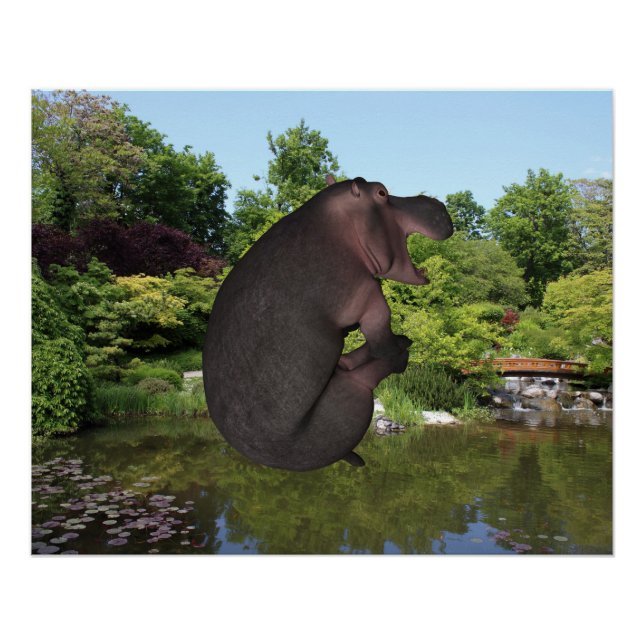 Cannonball Hippo Poster (Vorderseite)