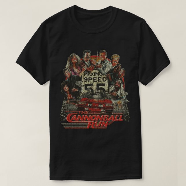Cannonball läuft 1981 T-Shirt (Design vorne)