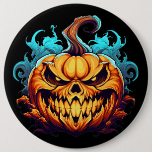 Canny Halloween Jack O’ Lantern Button