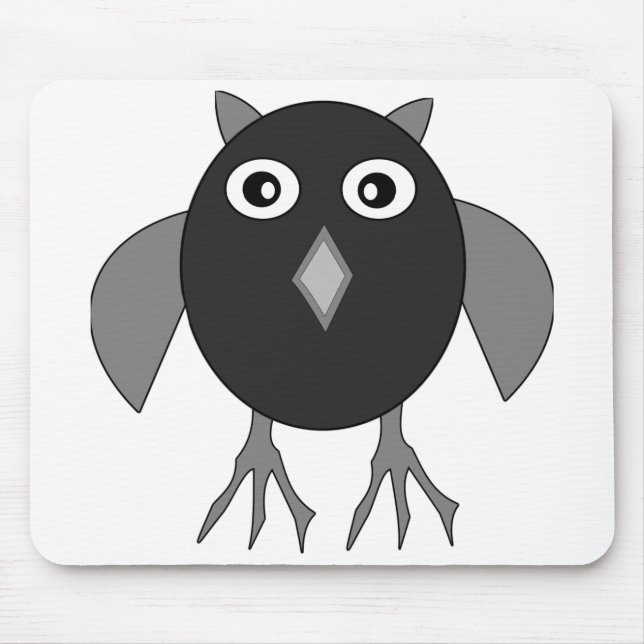 Canny Halloween Owl Mousepad (Vorne)