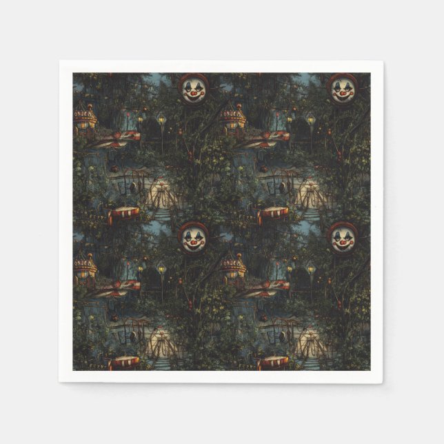 Canny Halloween Serviette (Vorderseite)