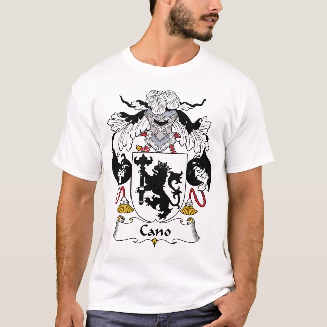 Cano Familienwappen T-Shirt (Vorderseite)