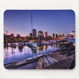 Canoas Al Atardecer - Kanus am Sonnenuntergang Mousepad