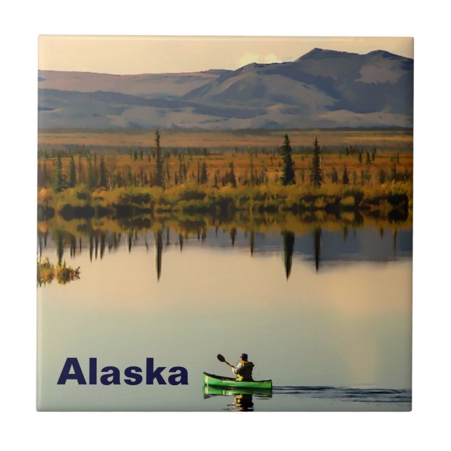 Canoe Alaska Fliese (Vorderseite)