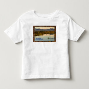 Canoe Alaska Kleinkind T-shirt