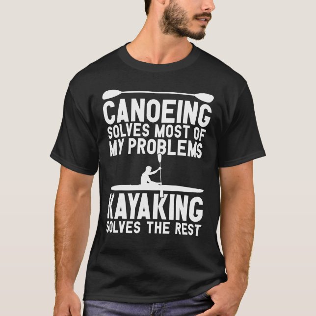Canoe and Kayak Apparel - Bestes Kayaking-Design T-Shirt (Vorderseite)