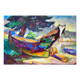 Canoe aus dem Indischen Krieg | Emily Carr | Fotodruck