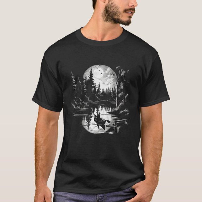 Canoe Canadian Canoeists Nature Canoe T-Shirt (Vorderseite)