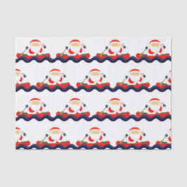 Canoe Kayak Weihnachtszettel Seidenpapier