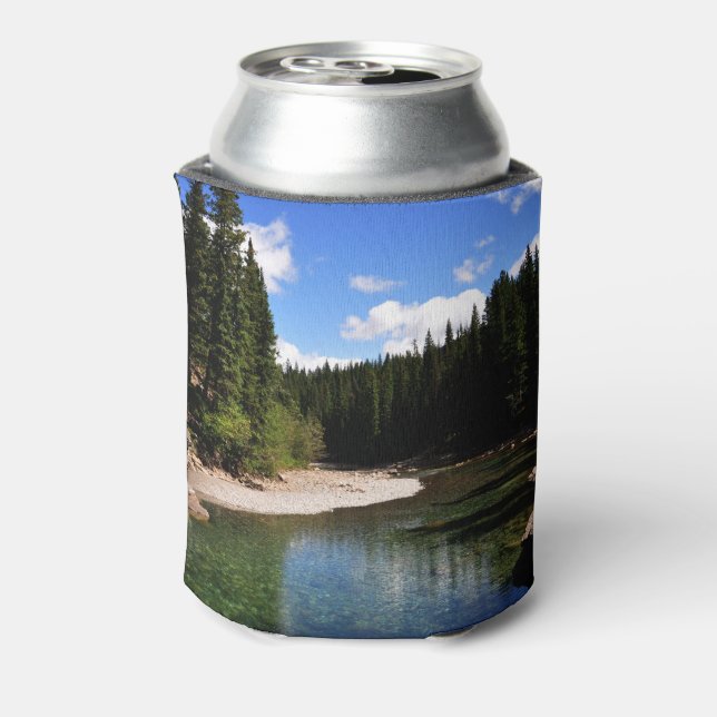 Canoe Meadows Kananaskis Canada Foto Dosenkühler (Kanne Rückseite)