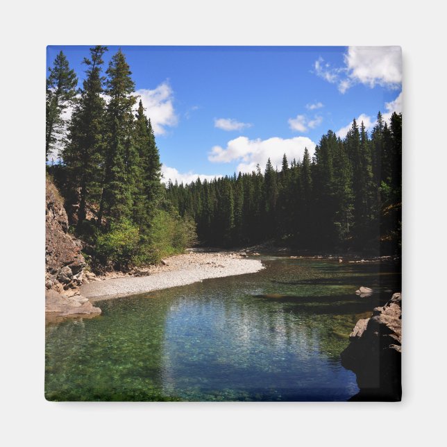 Canoe Meadows Kananaskis Magnet (Vorne)