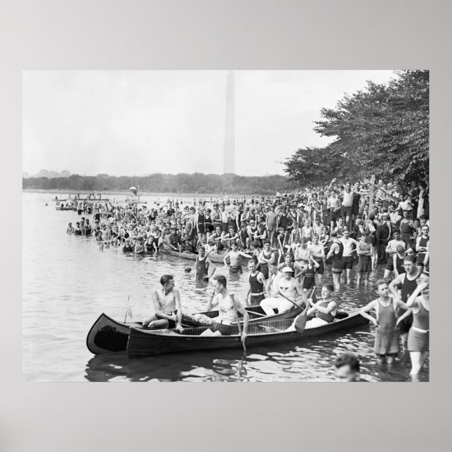 Canoe Regatta: 1924 Poster (Vorne)