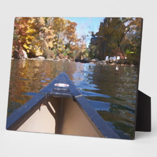 Canoe Ride Plaque Fotoplatte