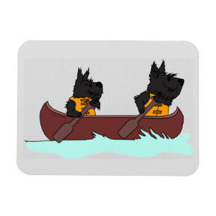Canoe Scot & friend Magnet
