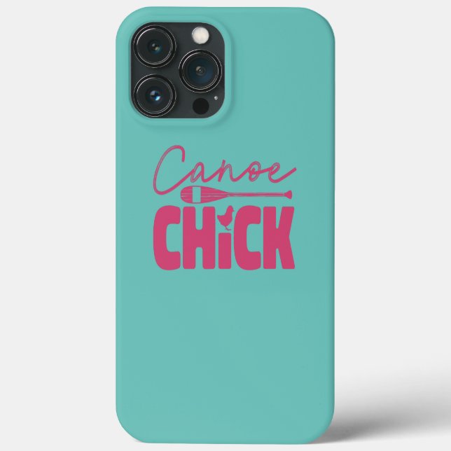 Canoeing Canoeing Girl Chicken Canoe Chick  Case-Mate iPhone Hülle (Rückseite)