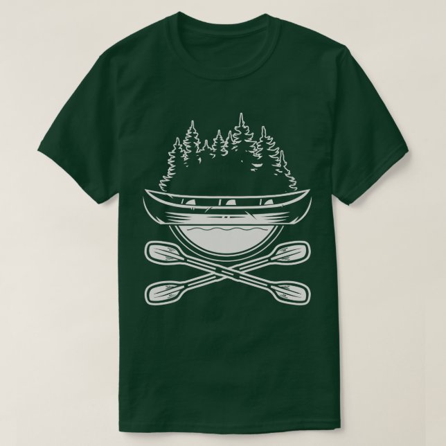 Canoeing Canoeist T-Shirt (Design vorne)