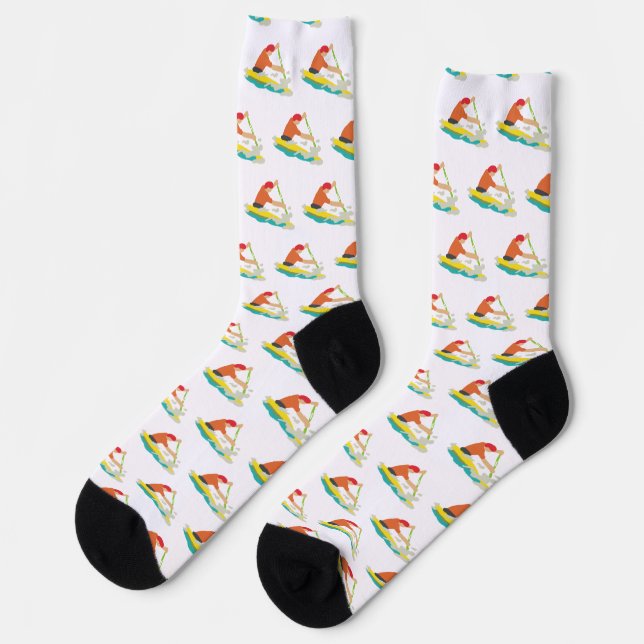 Canoeing Socken (Linkes Detail)